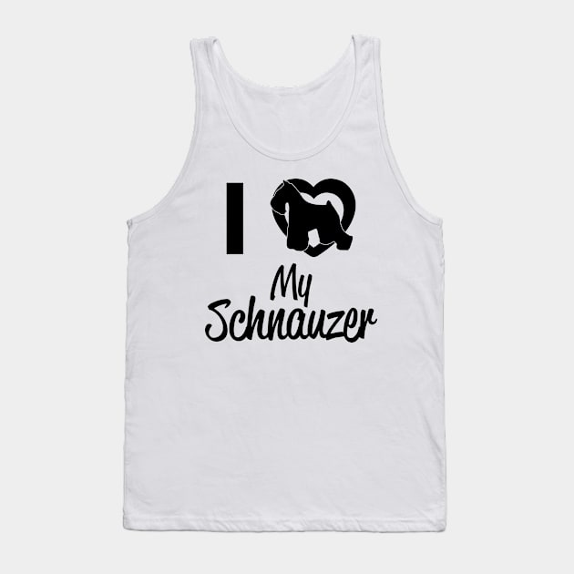 I Love My Schnauzer Tank Top by CuteSyifas93